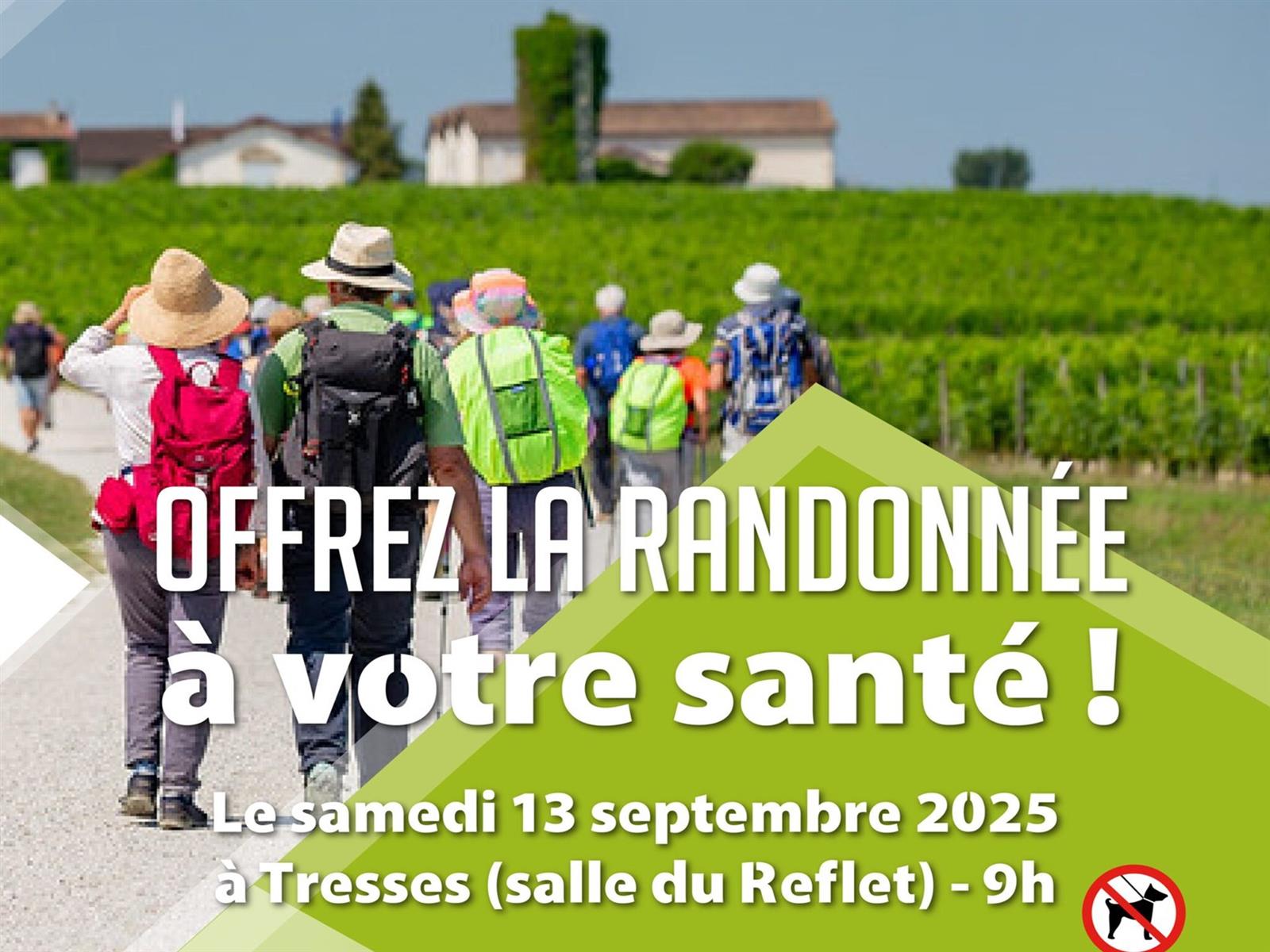 Offrez la randonnée à votre santé !
