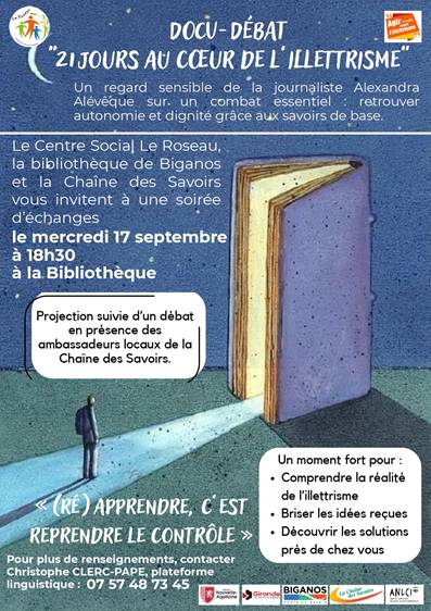 Docu débat : 21 jours au coeur de l'illétrisme
