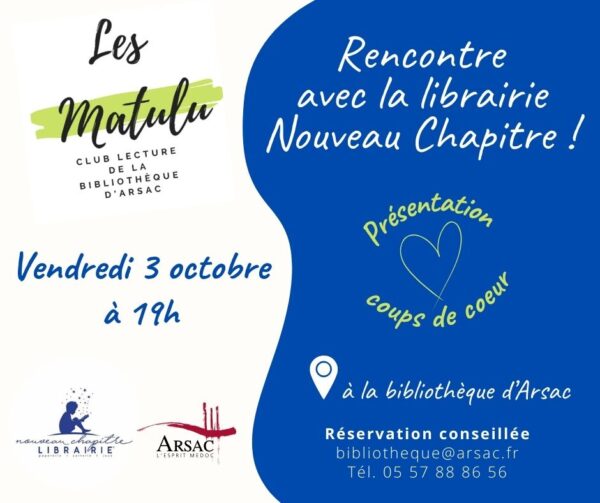 Rencontre avec la librairie Nouveau Chapitre !