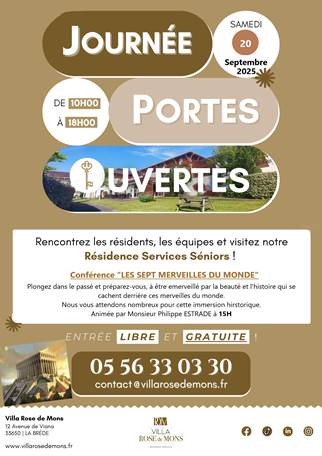 Journée Portes Ouvertes à la Villa Rose de Mons