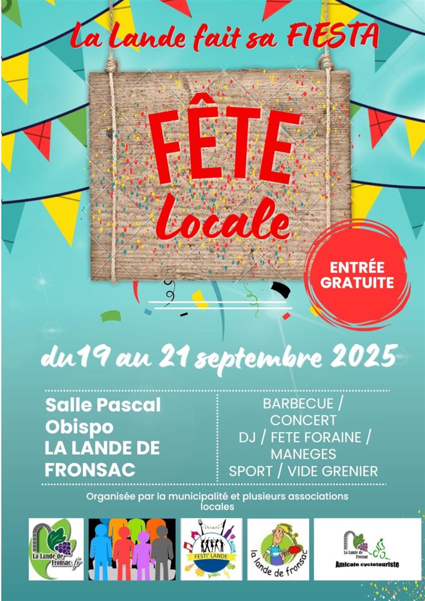 Grande fête locale - La Lande de Fronsac
