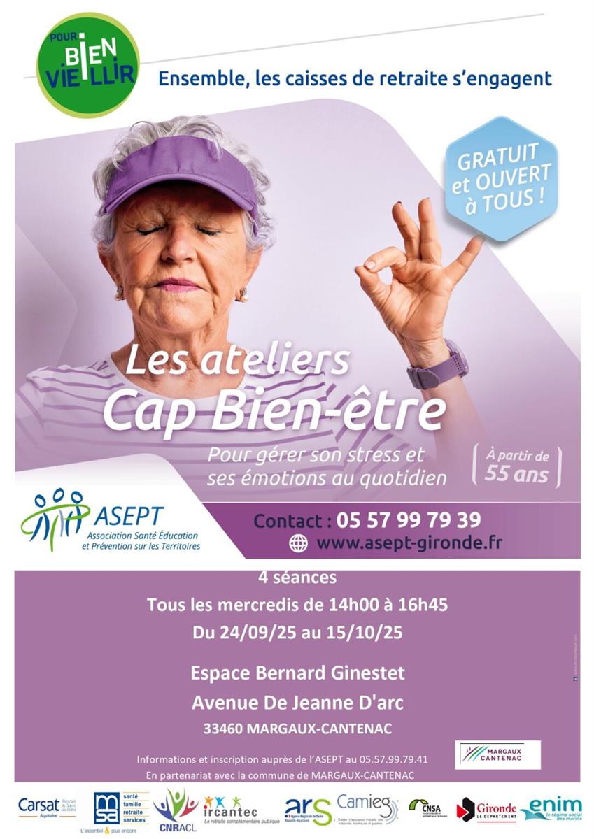 Les ateliers Cap Bien-Être