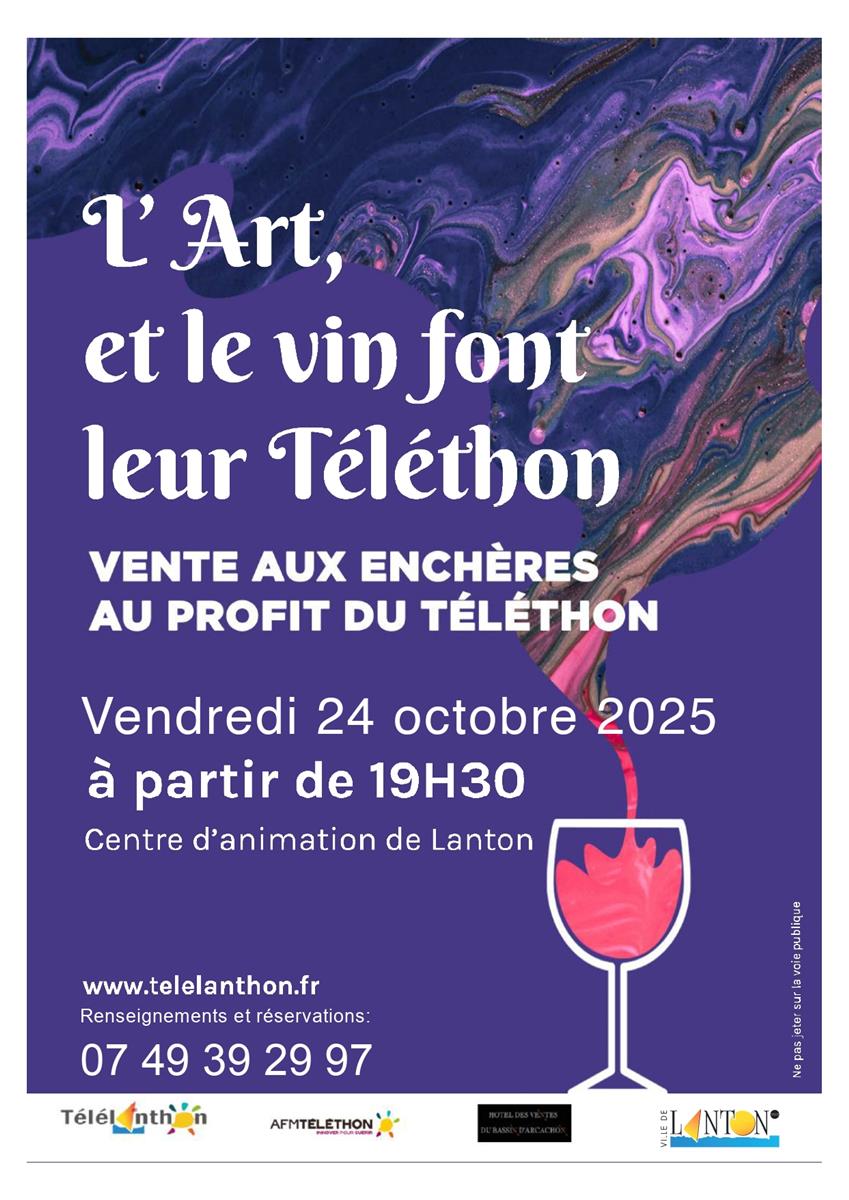 L'art et le vin font leur Téléthon