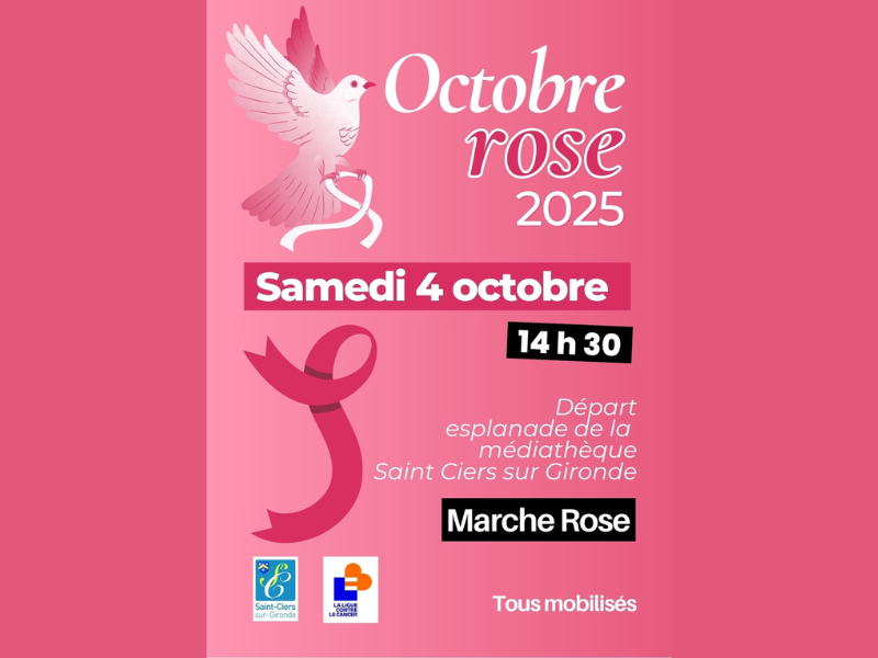 Octobre rose à Saint Ciers sur Gironde