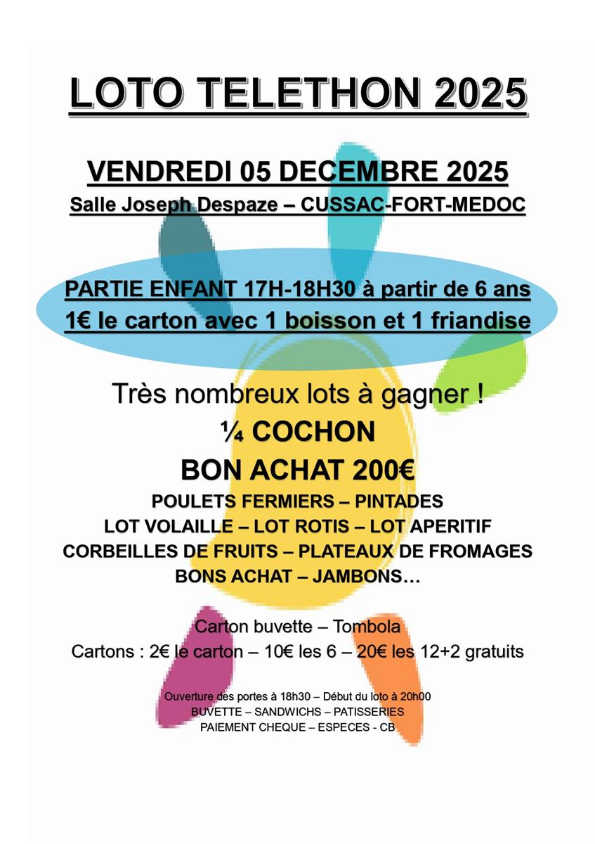 Loto pour le Téléthon