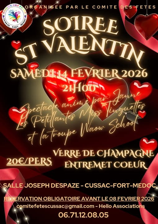 Soirée Saint-Valentin