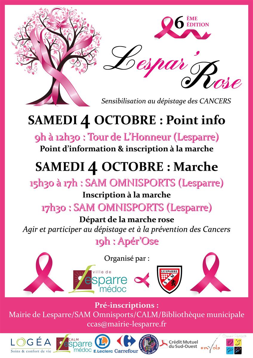 Octobre Rose 2025 : la Marche Lespar'Ose