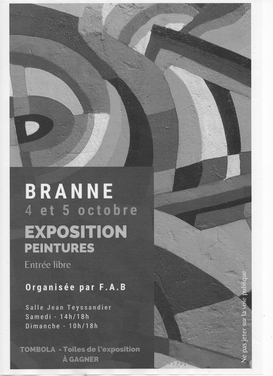 Exposition de peintures