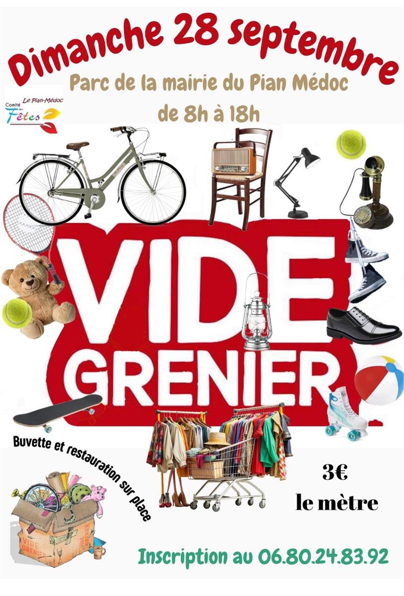 Vide grenier au Pian-Médoc
