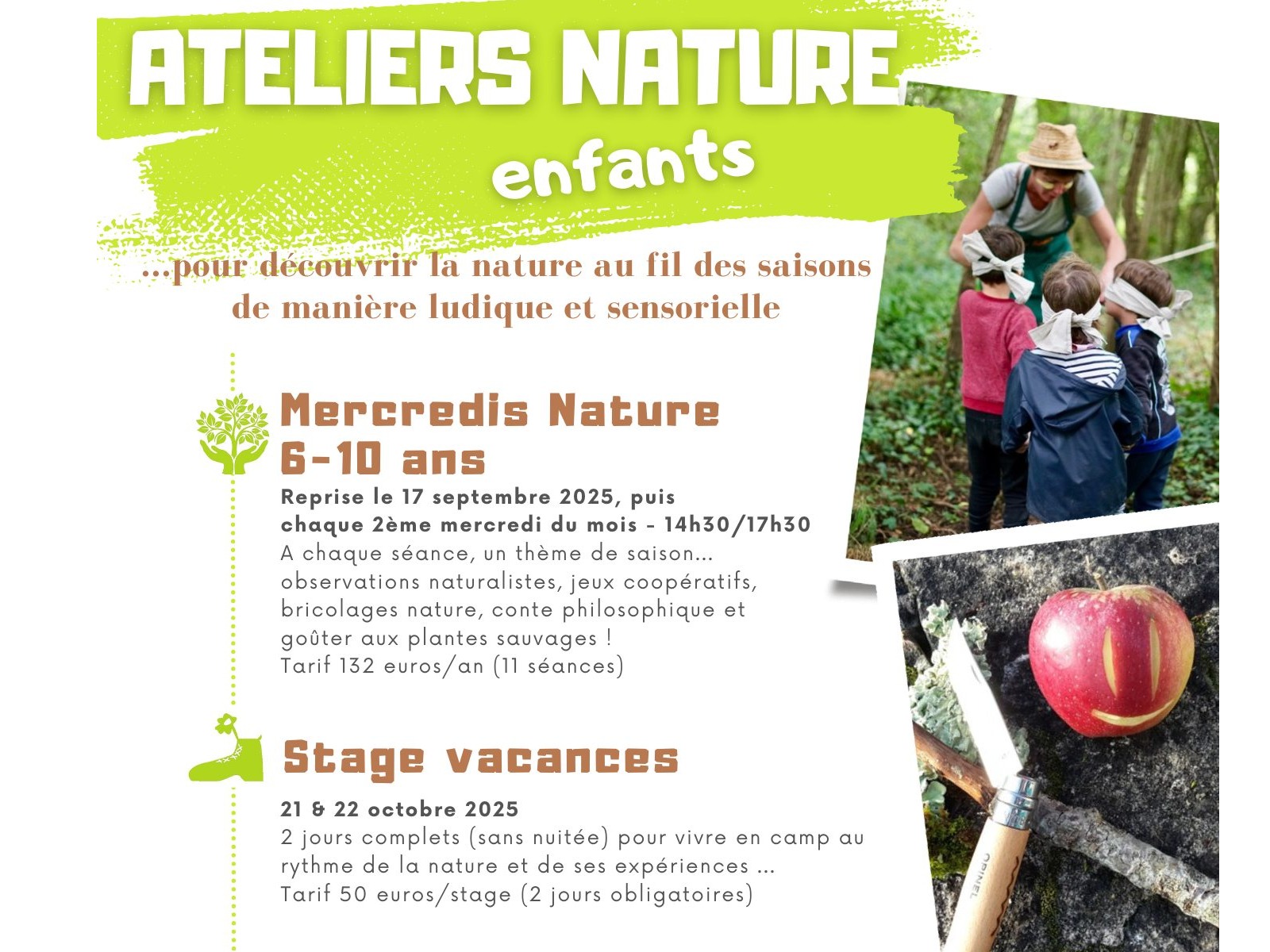Stage vacances
