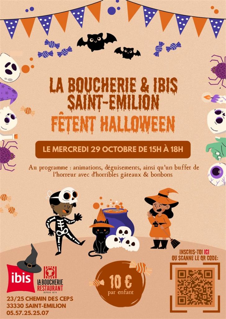 Halloween à l'hôtel IBIS et le restaurant La B ...