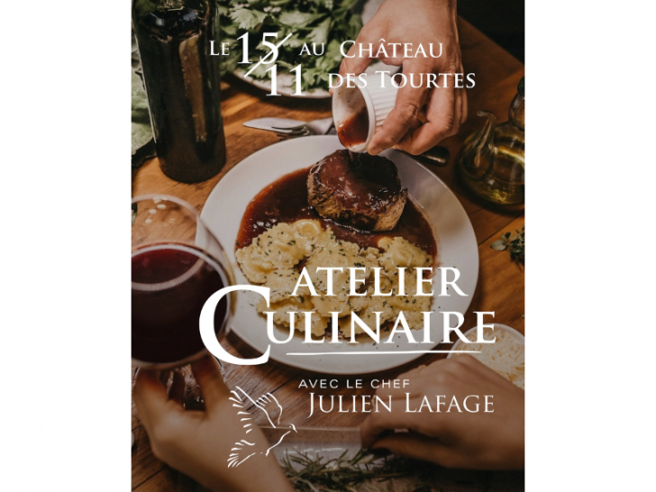 Atelier gastronomique au Château des Tourtes