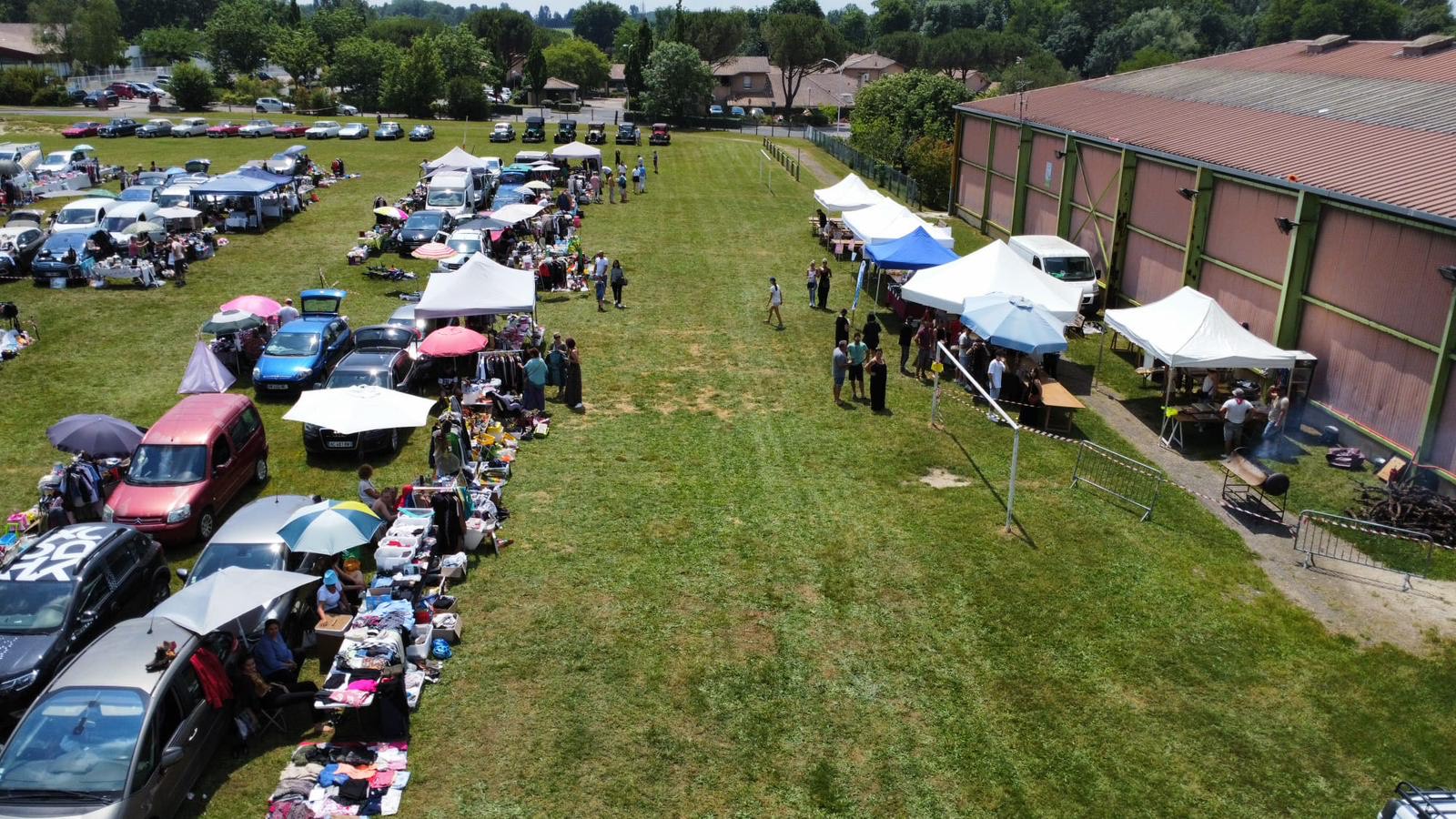 Vide grenier à Tauriac