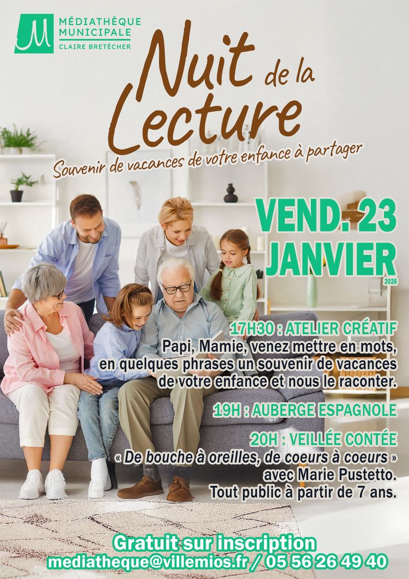 Nuit de la lecture à Mios