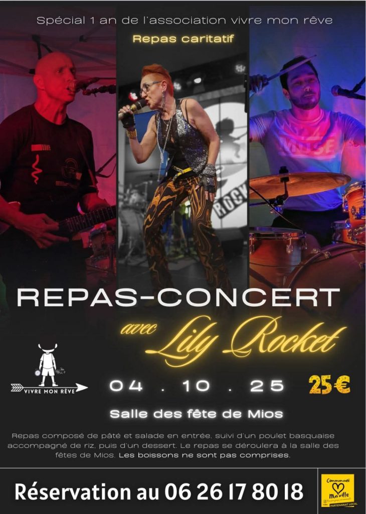 Repas caritatif avec Lily Rocket