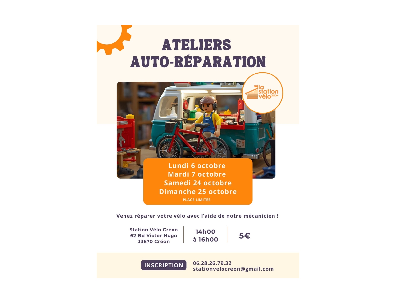 Ateliers d'auto-réparation de la Station Vélo  ...