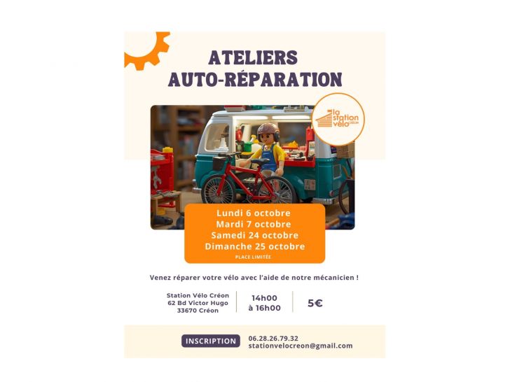 Ateliers d'auto-réparation de la Station Vélo  ...