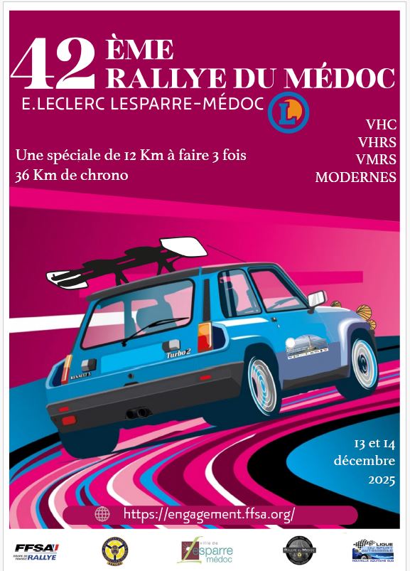 42ème Rallye du Médoc E.Leclerc