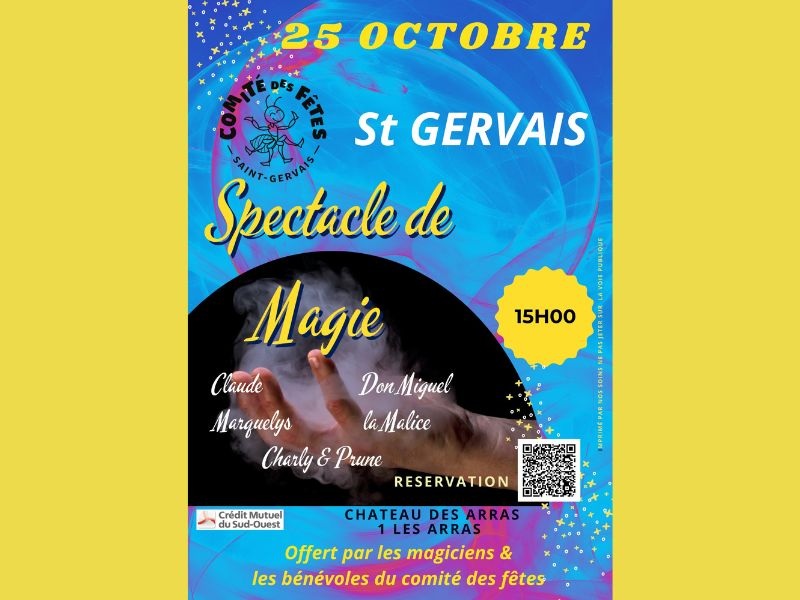 Spectacle de magie à Saint Gervais