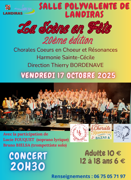 La scène en fête