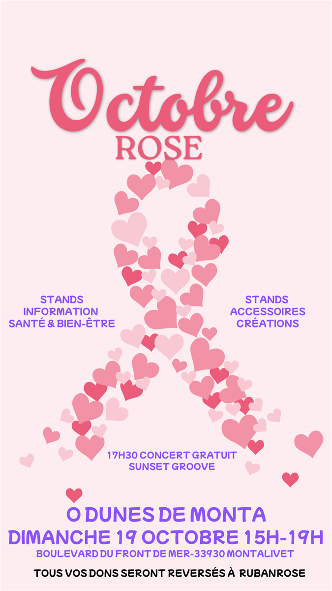 Octobre Rose "O Dunes de Monta"