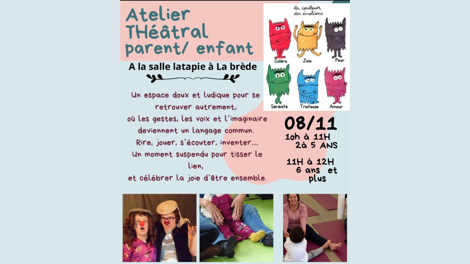 Atelier théâtral parent/enfant