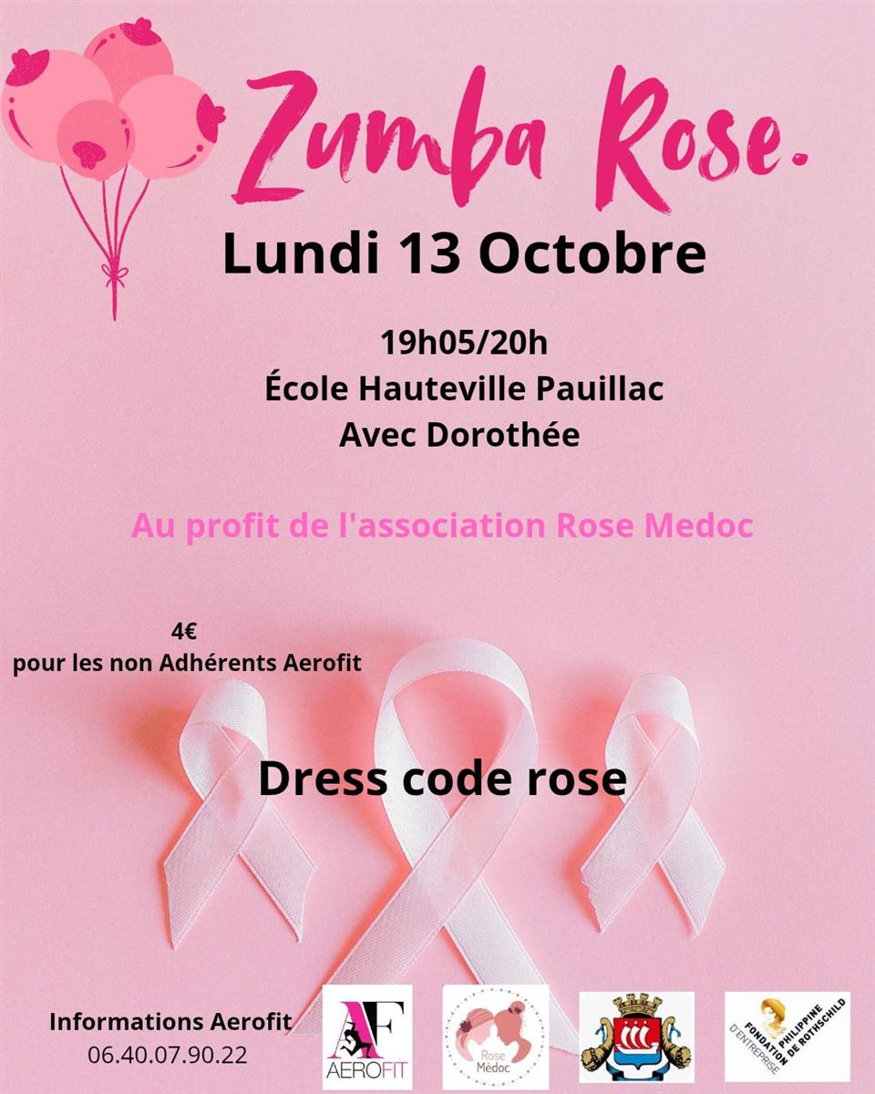 Octobre Rose 2025 : Zumba Rose
