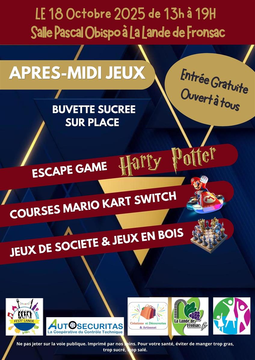 après-midi jeux