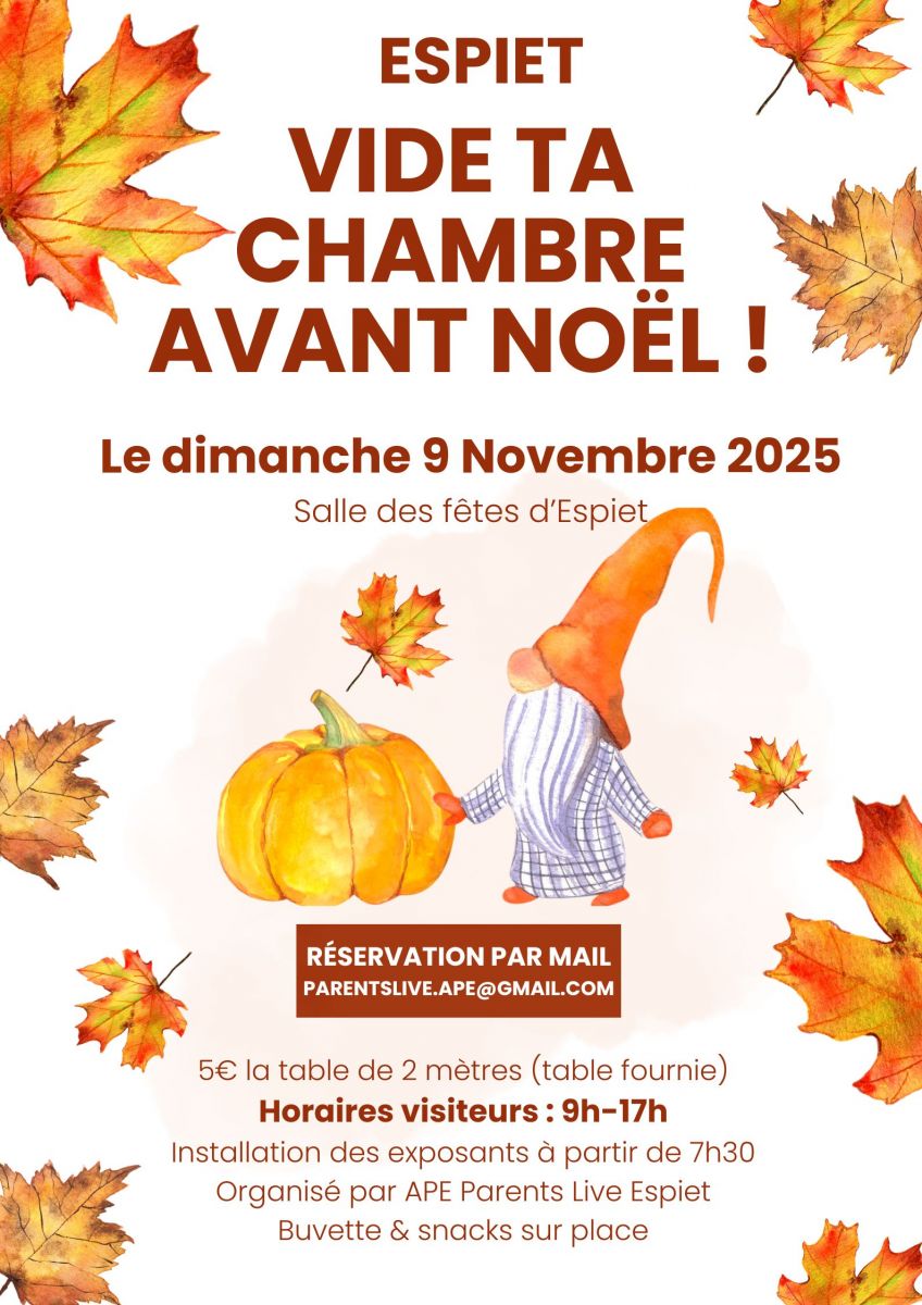 Vide ta chambre