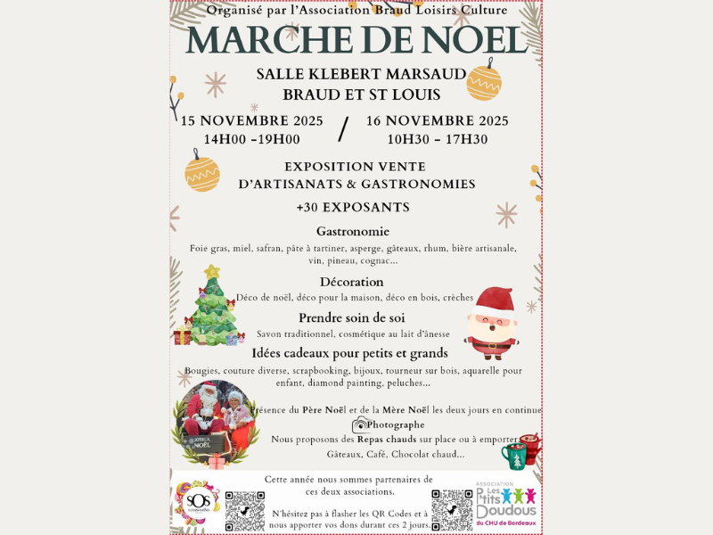 Marché de Noël du Braud Loisirs Culture