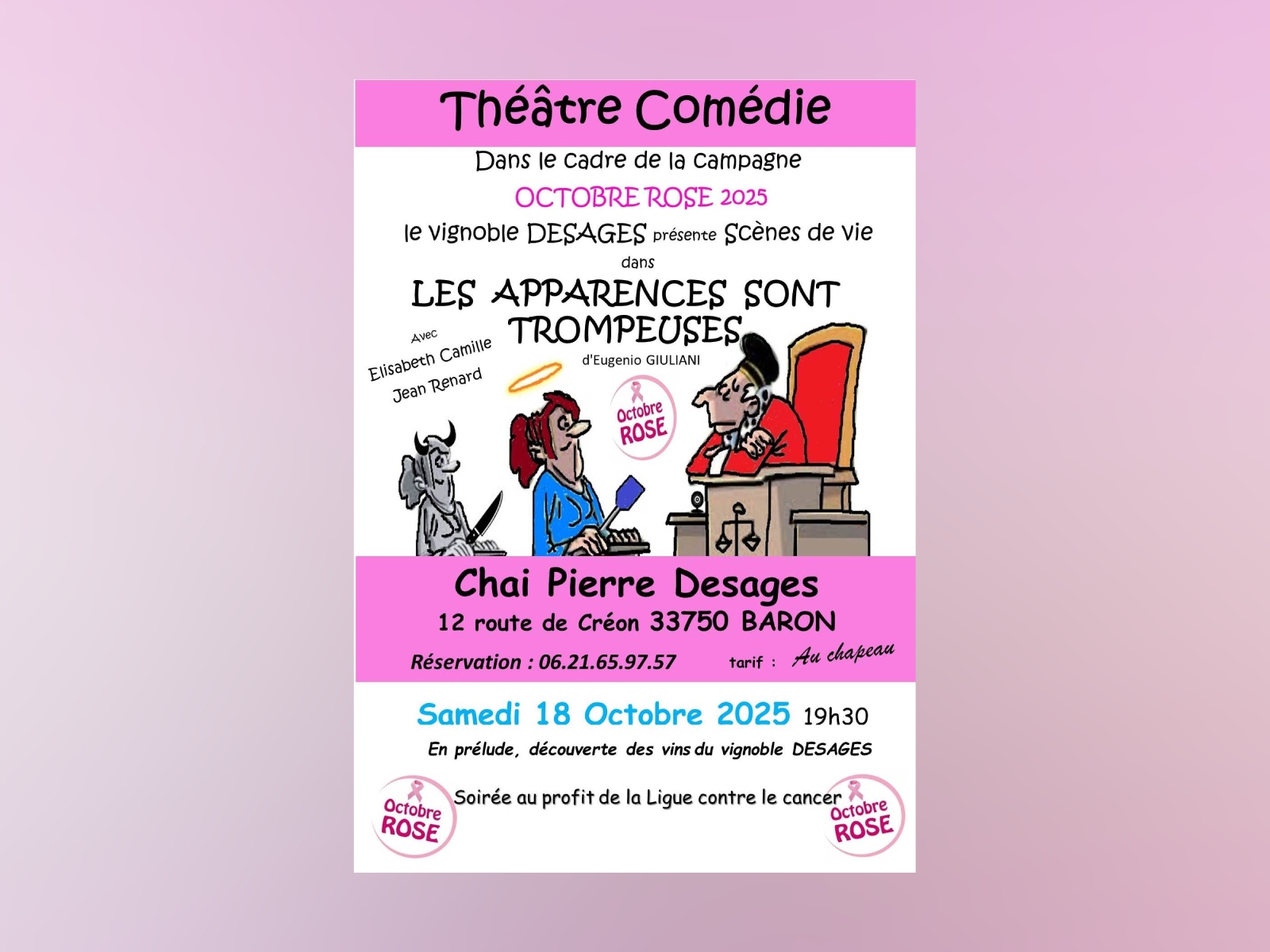 Théâtre : Les apparences sont trompeuses