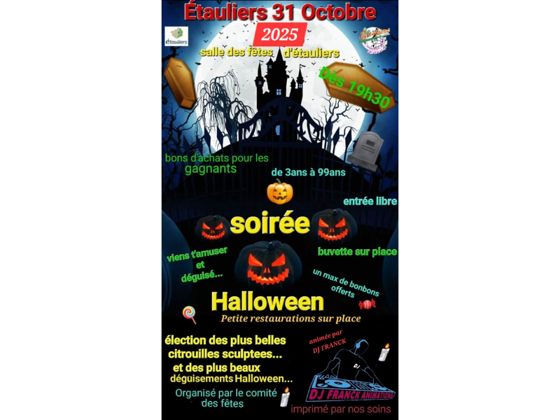 Halloween à Etauliers