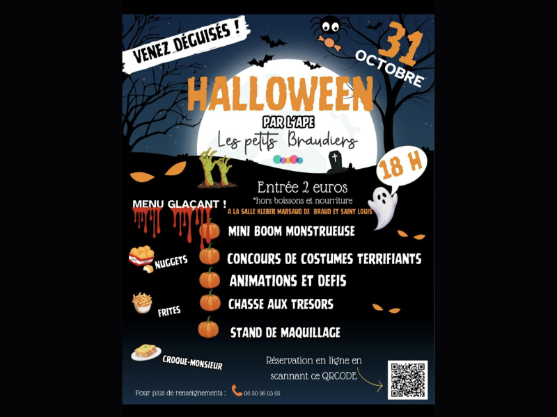 Boom d'Halloween à Braud et Saint Louis