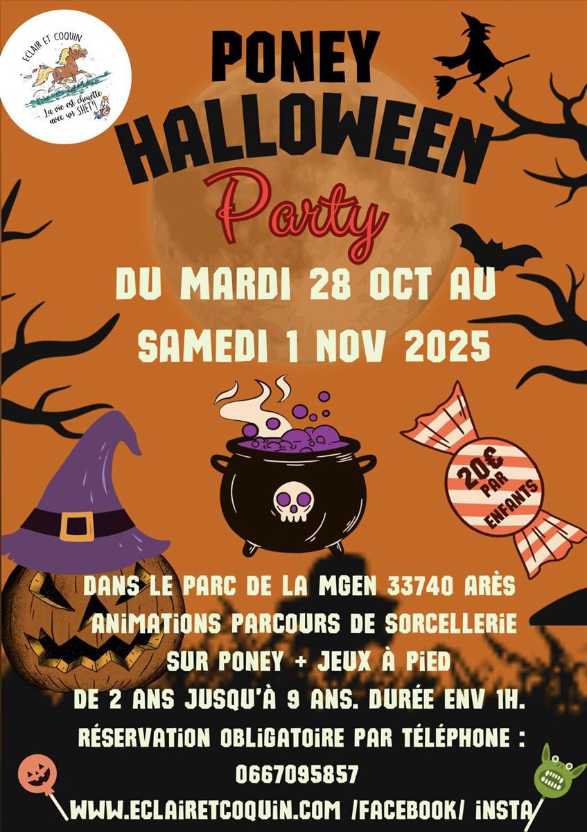 Poney haloween party