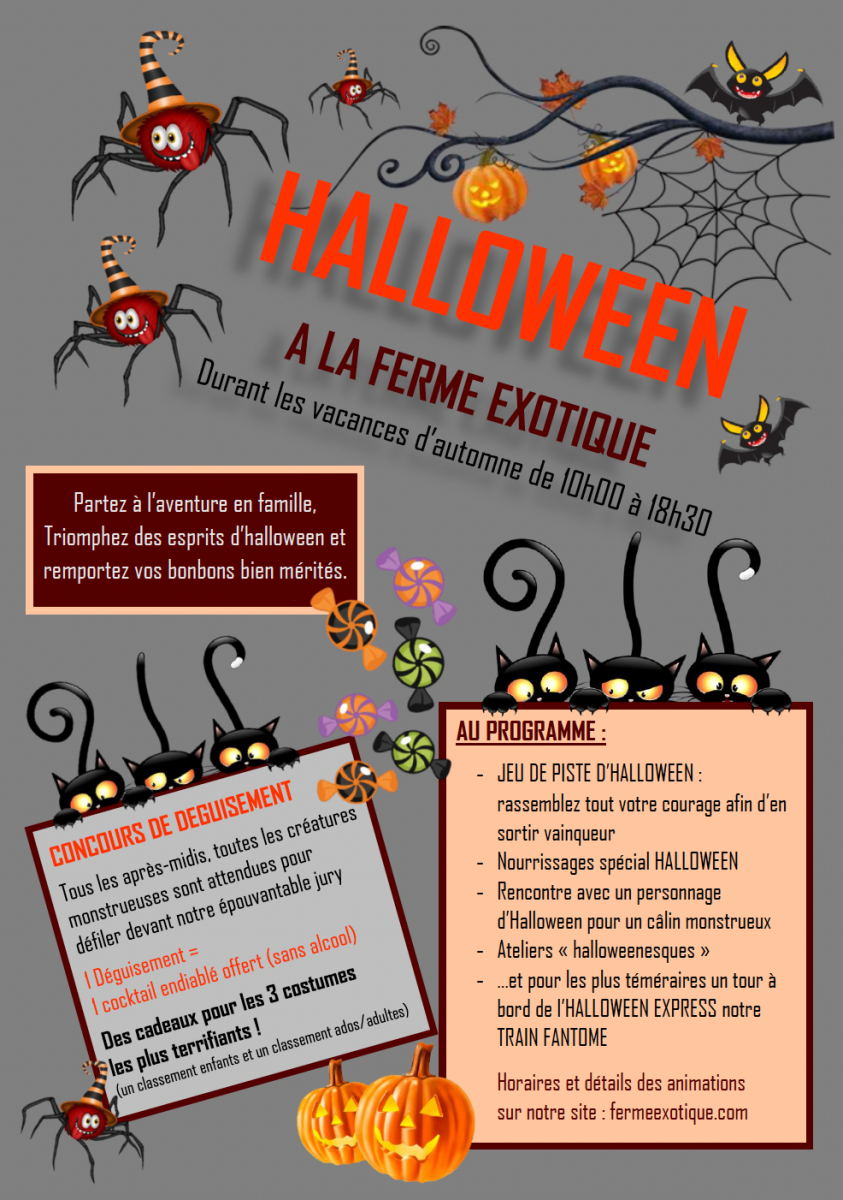 Halloween à la Ferme Exotique