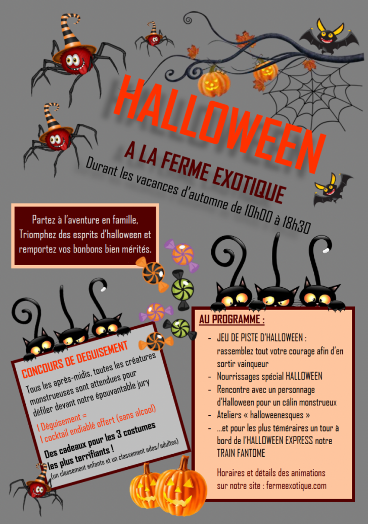 Halloween à la Ferme Exotique