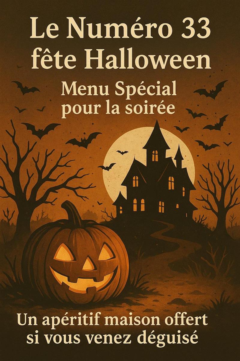 Le Numéro 33 fête Halloween