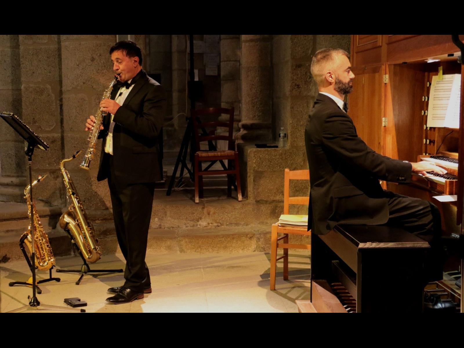 Concert du duo SaxOrgue