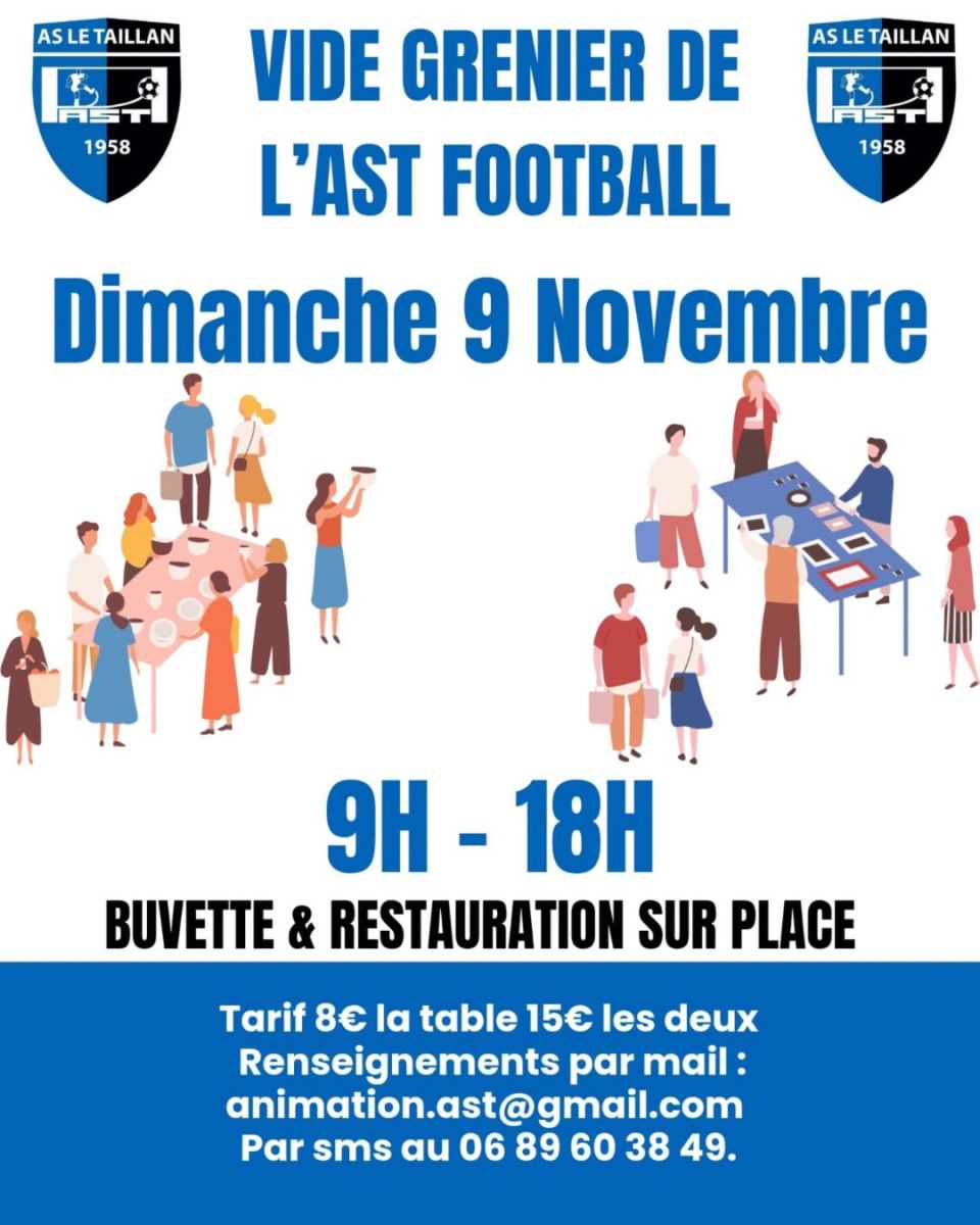 Vide de Grenier de l'AS Taillan