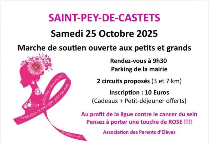 Marche de soutien ouverte aux petits et grands