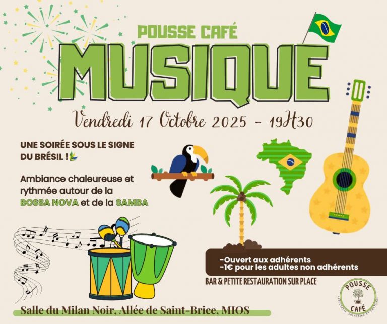 Soirée Brésil avec la Pousse café