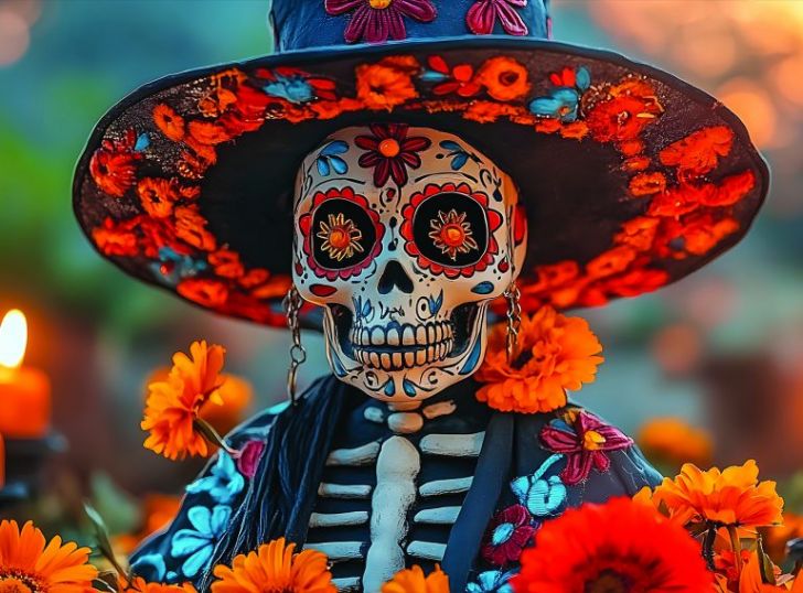 Halloween spécial Dia de los muertos à la médi ...