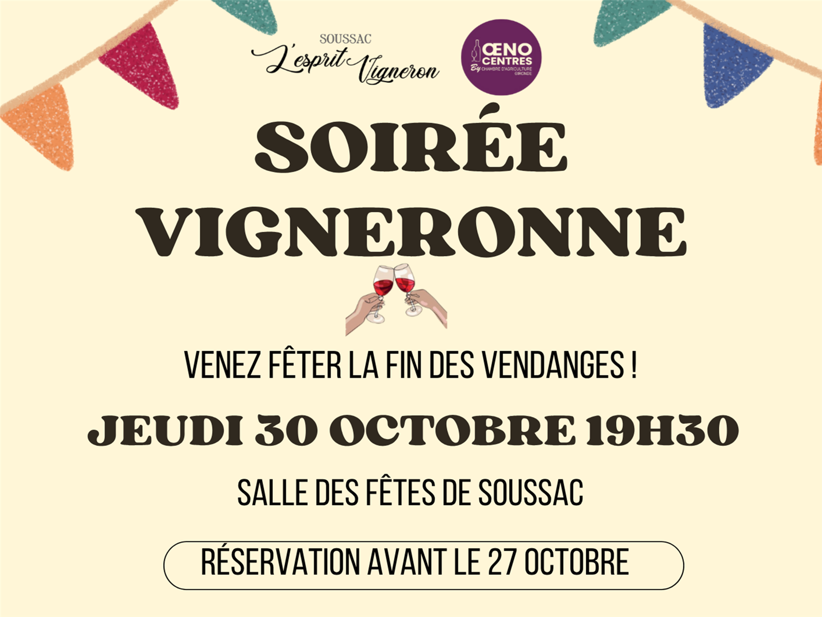 Soirée vigneronne à Soussac