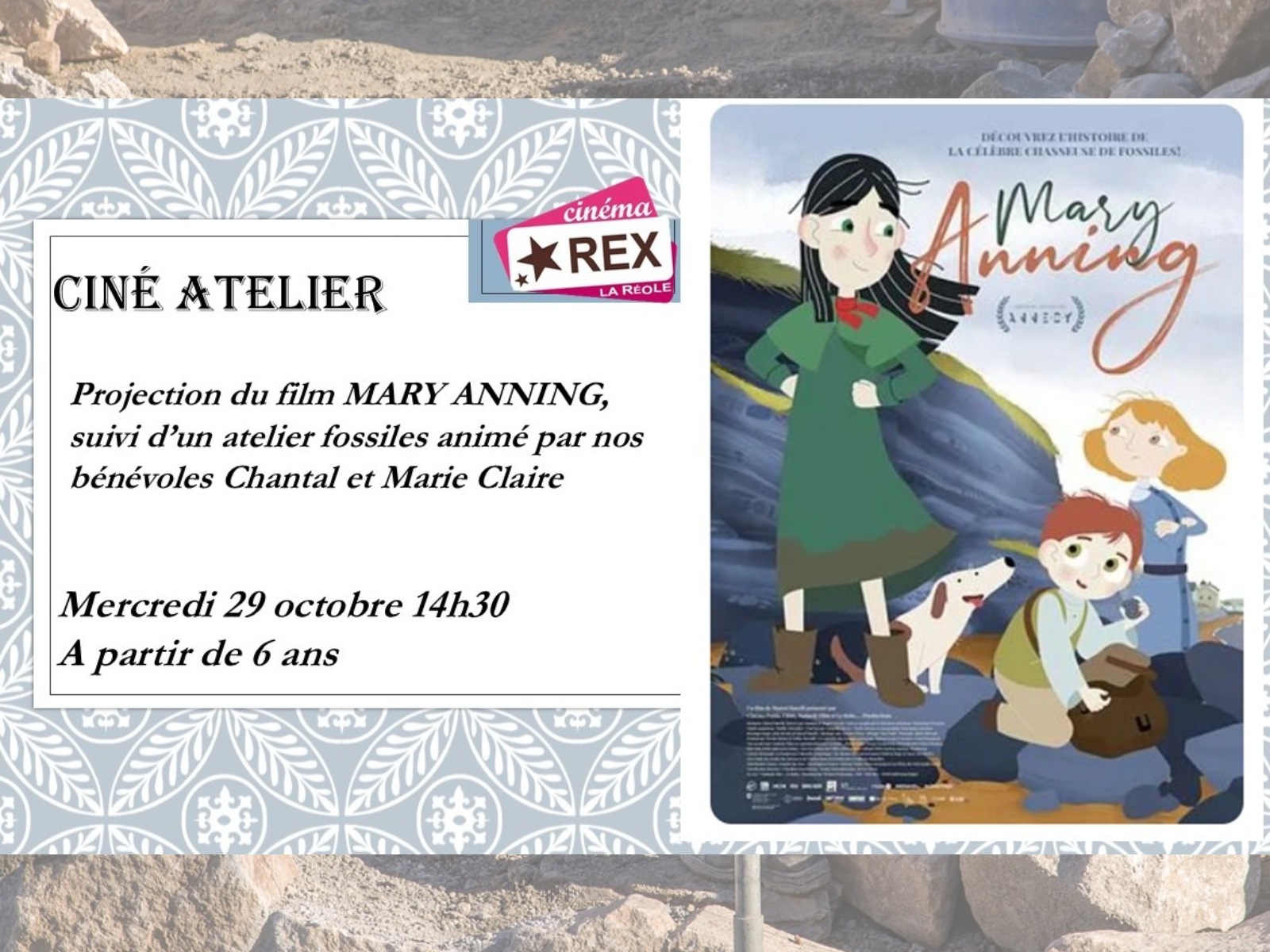 Séance / atelier : "Mary Anning"