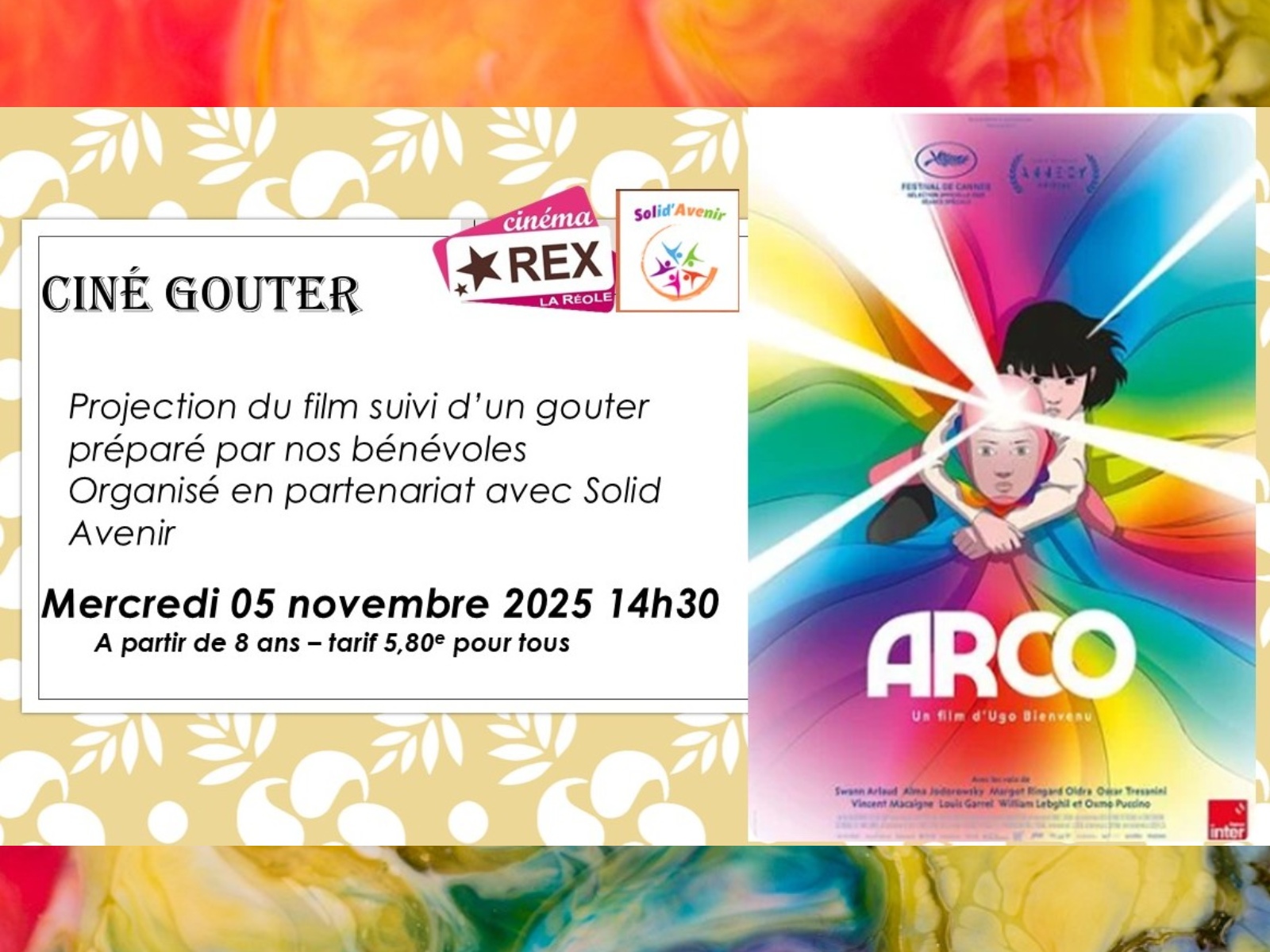 Ciné gouter: ARCO