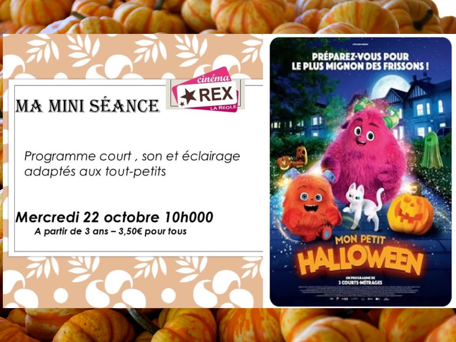 ma mini seance : mon petit Halloween