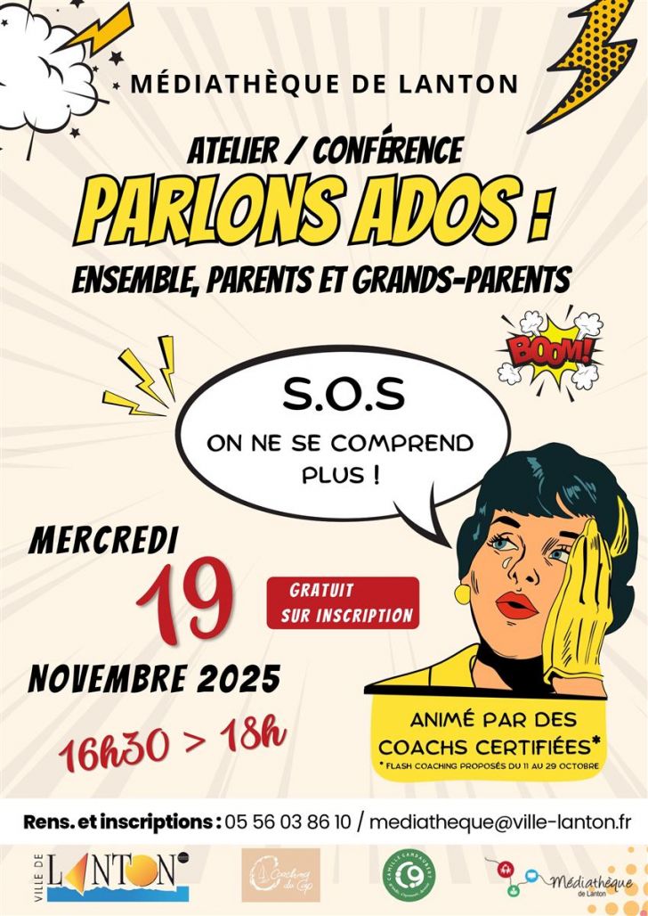 Atelier conférence Parlons ados. Ensemble pare ...