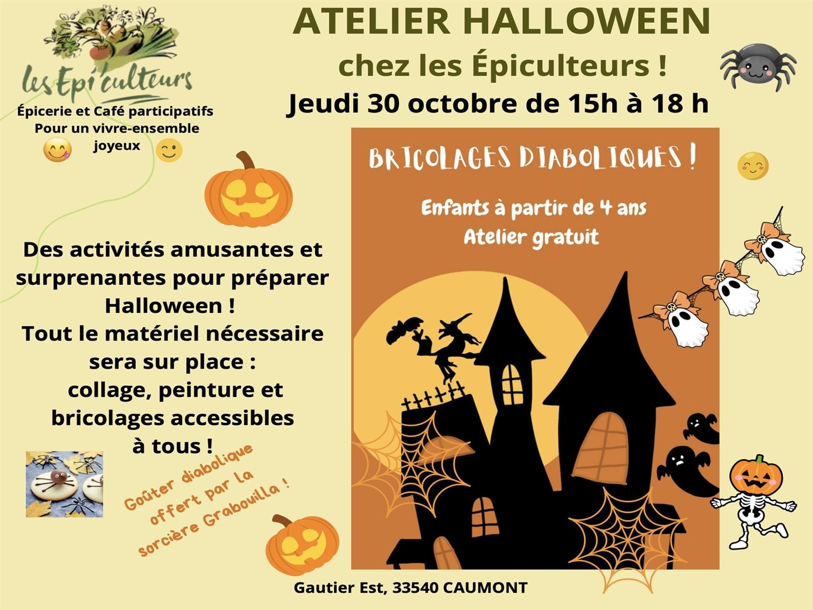 Atelier Halloween chez les Epi'culteurs