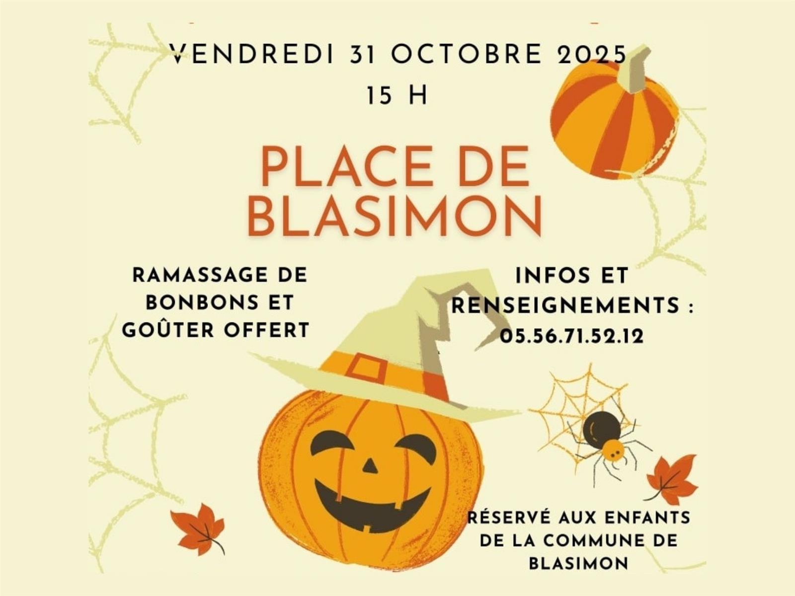 Chasse aux bonbons pour Halloween