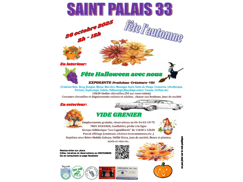 Saint-Palais fête l'automne